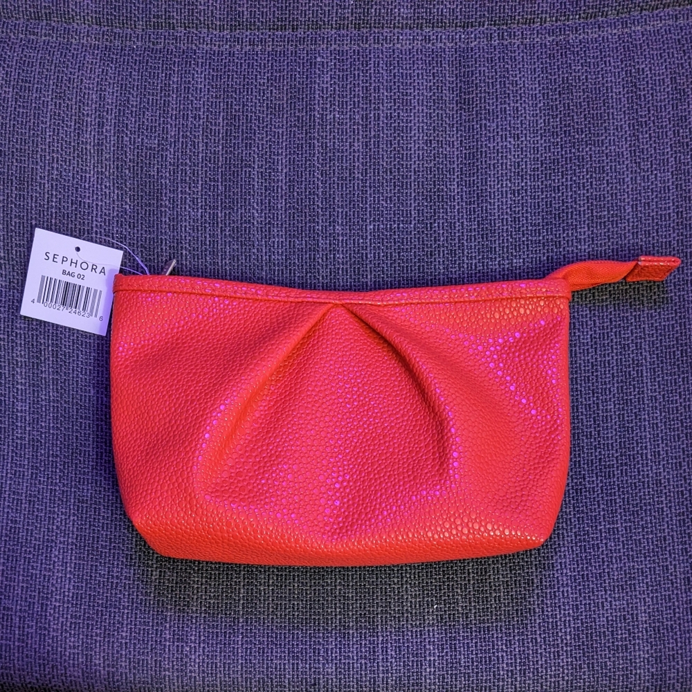 Sephora Red Makeup Bag
